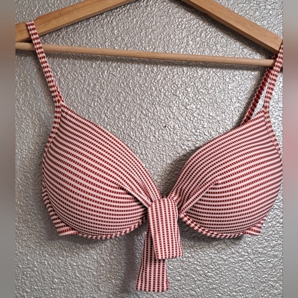 COPY - Azura Australia Striped Bikini Top    Size D